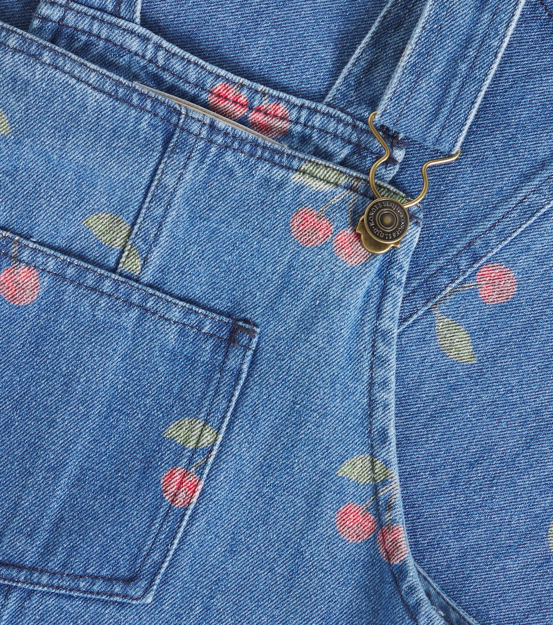 Robe Margot imprimée en denim | Konges Sløjd