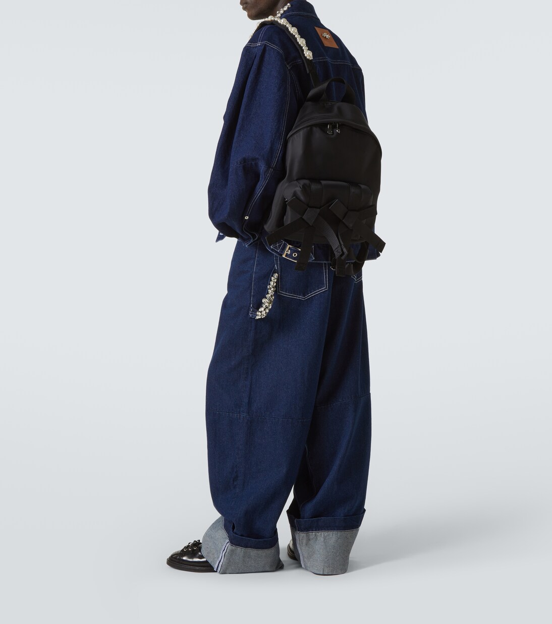 Rucksack Bow Front mit Zierperlen | Simone Rocha