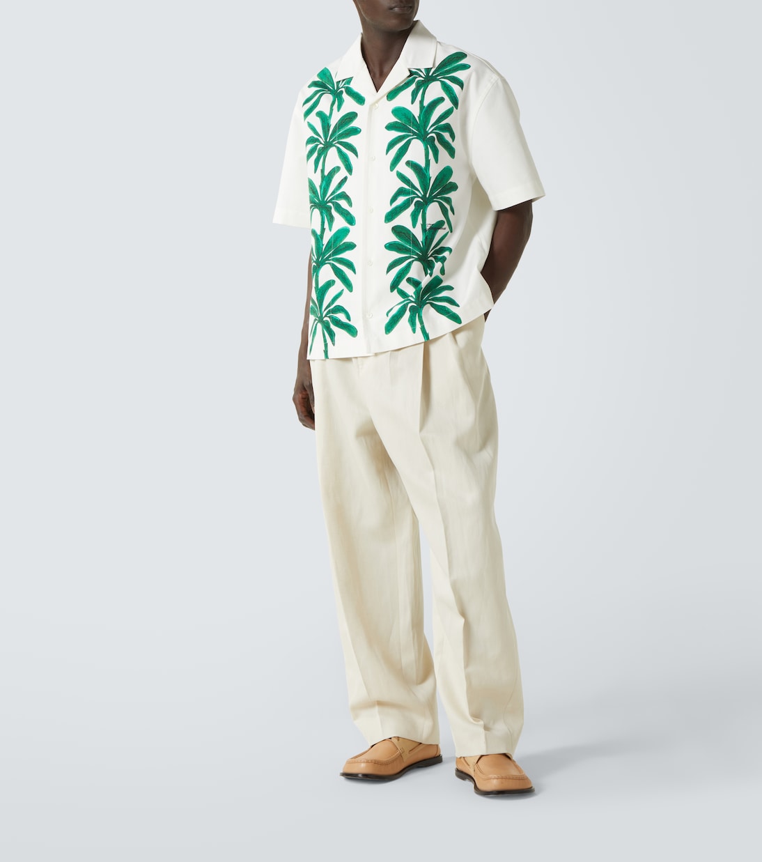 Camicia bowling Jean in cotone con stampa | Jacquemus