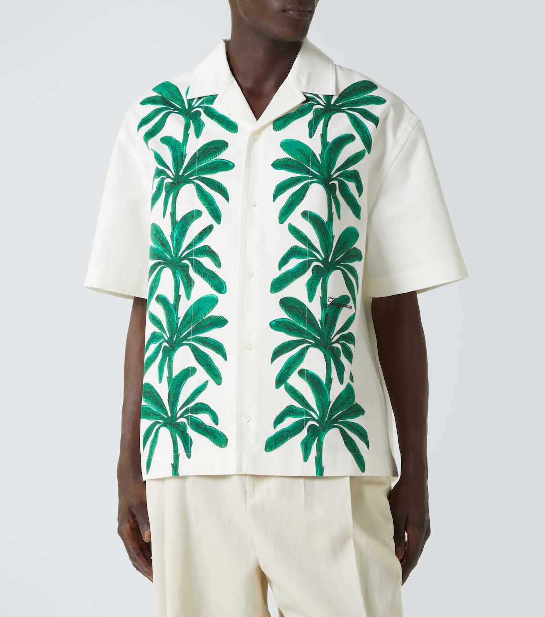 Camicia bowling Jean in cotone con stampa | Jacquemus