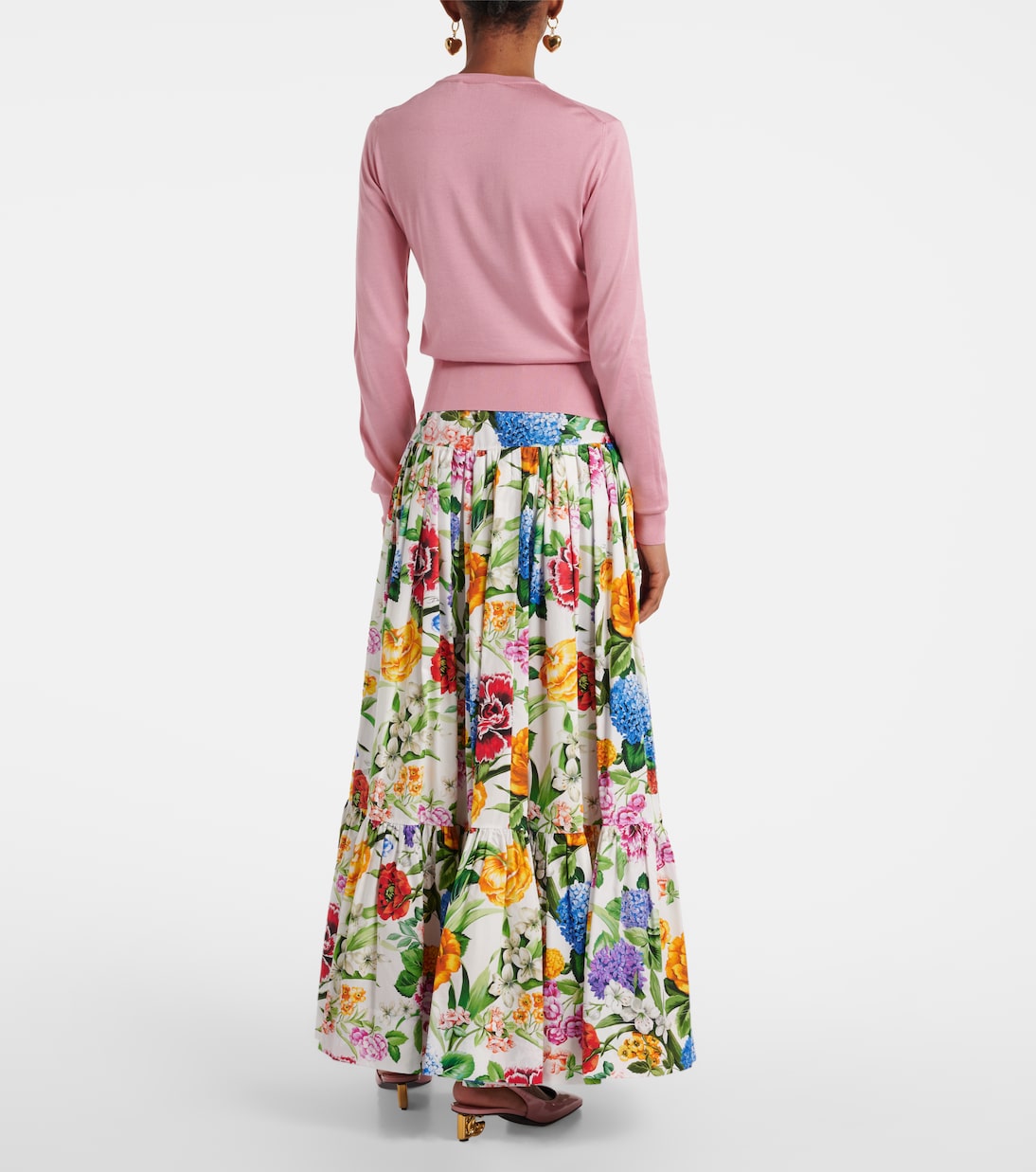 Pullover con applicazioni floreali | Dolce&Gabbana