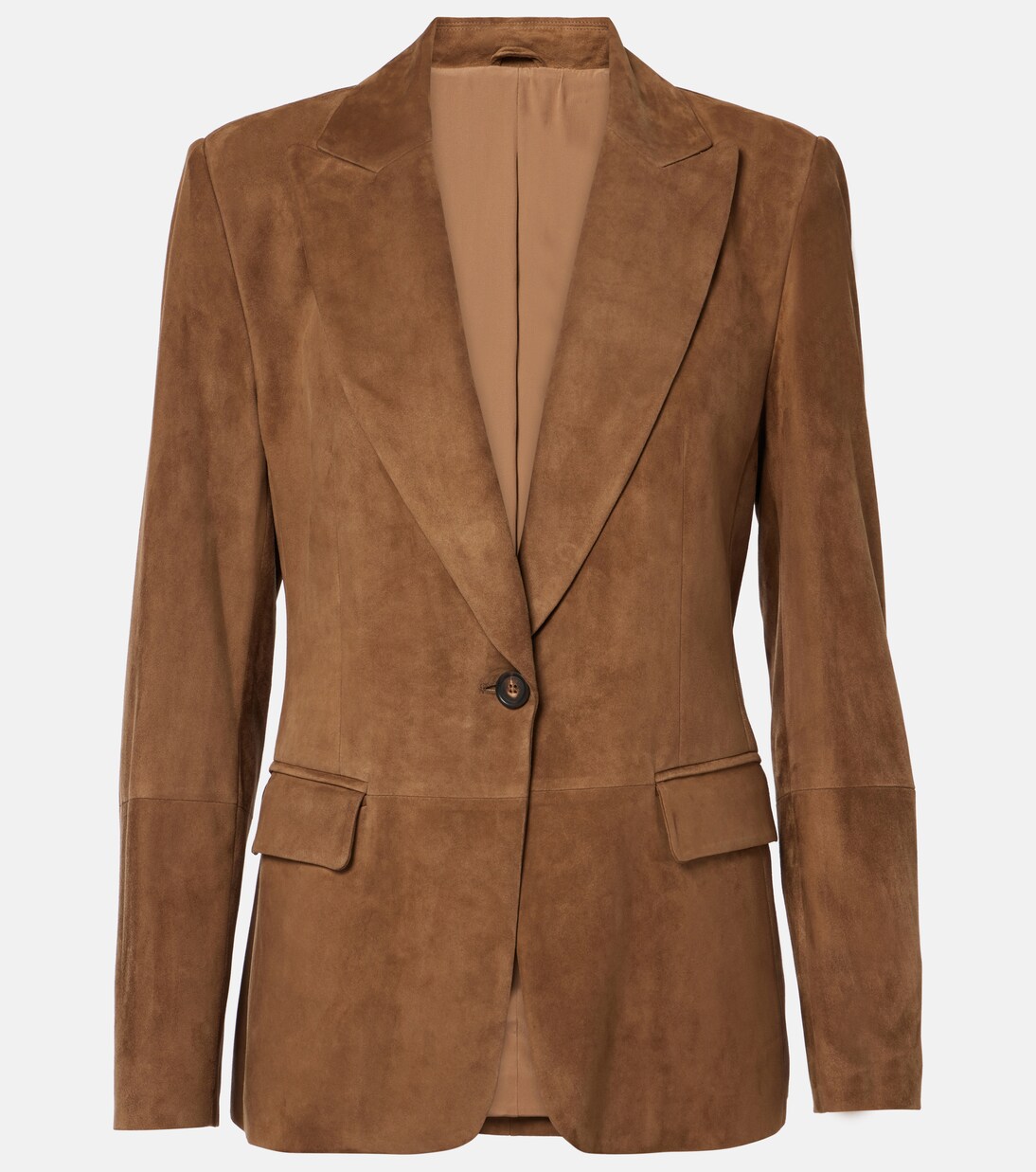 Chaqueta de Piel Sintética con Detalles Elegantes Brunello Cucinelli para Jóvenes
