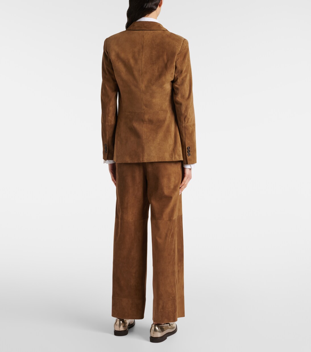 Chaqueta de Piel Sintética con Detalles Elegantes Brunello Cucinelli para Jóvenes