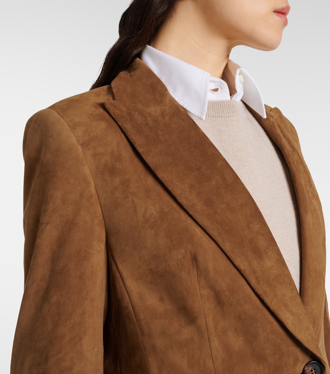 Chaqueta de Piel Sintética con Detalles Elegantes Brunello Cucinelli para Jóvenes