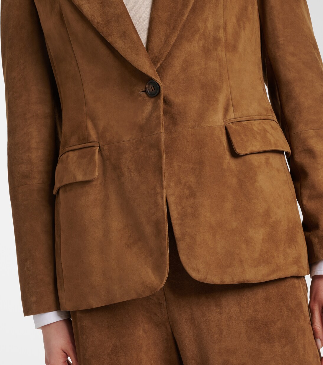 Chaqueta de Piel Sintética con Detalles Elegantes Brunello Cucinelli para Jóvenes