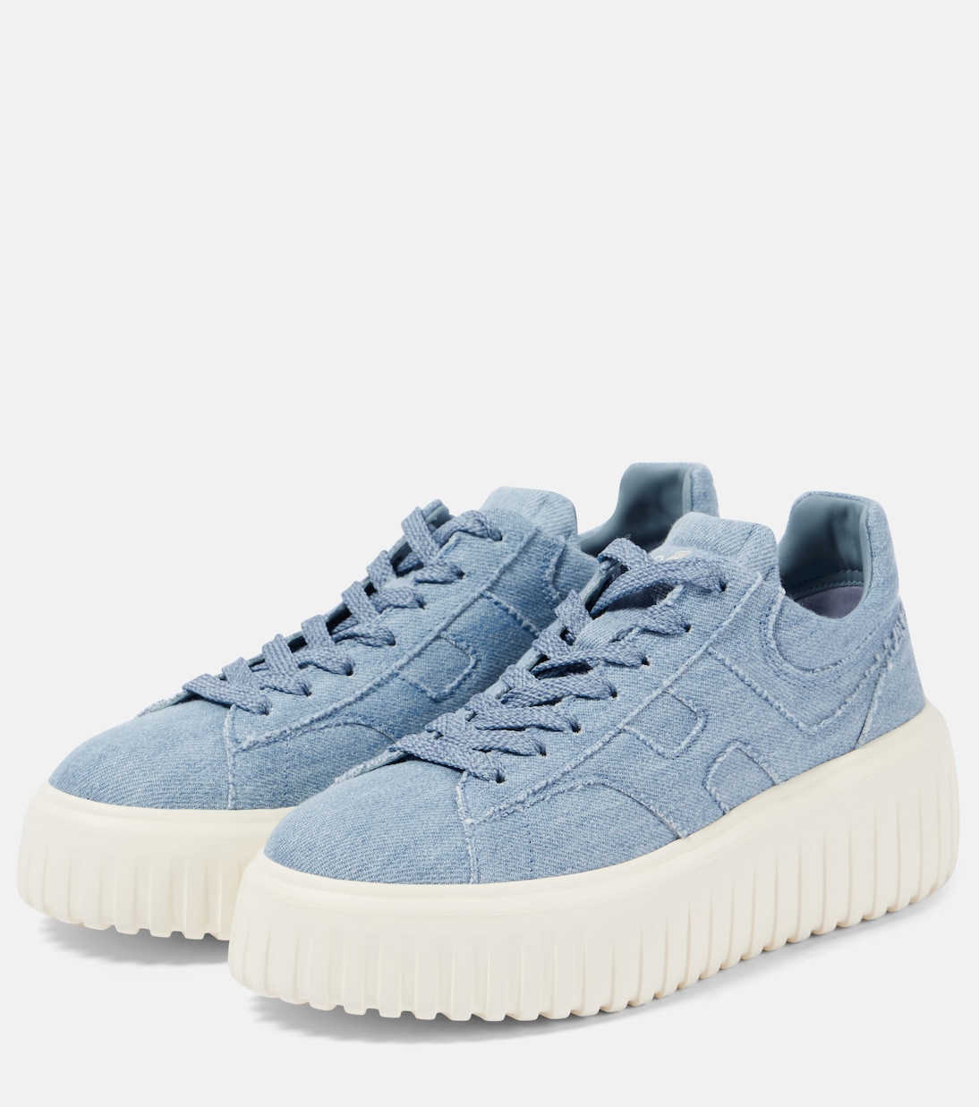 Scarpe da ginnastica Hogan H-Stripes con design a strisce e suola piatta