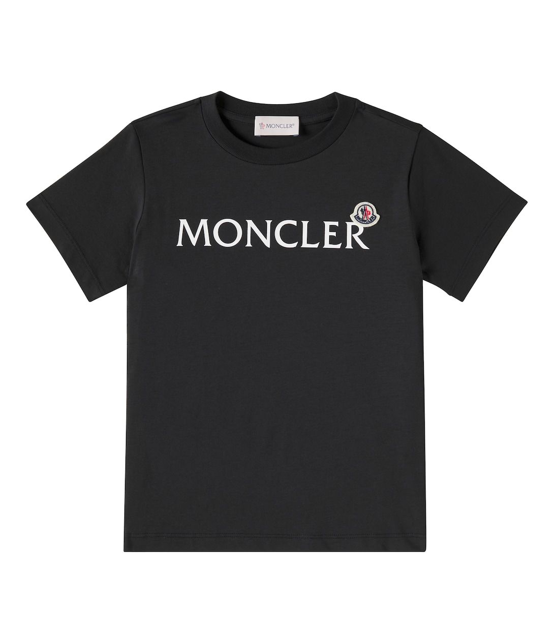 T-shirt in jersey di cotone con logo | Moncler Enfant
