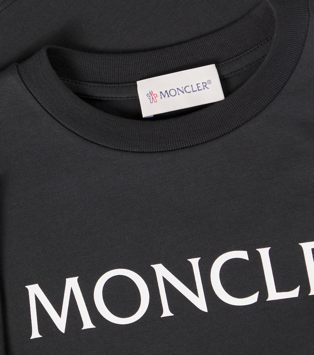T-shirt in jersey di cotone con logo | Moncler Enfant