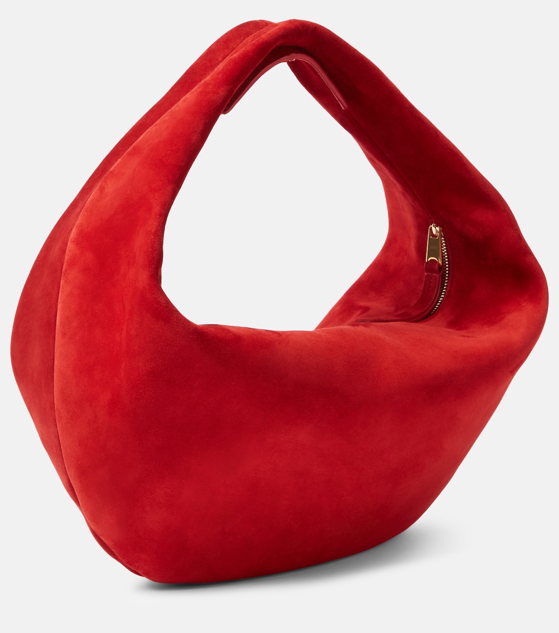 Borsa a spalla Olivia Medium in suede | Khaite