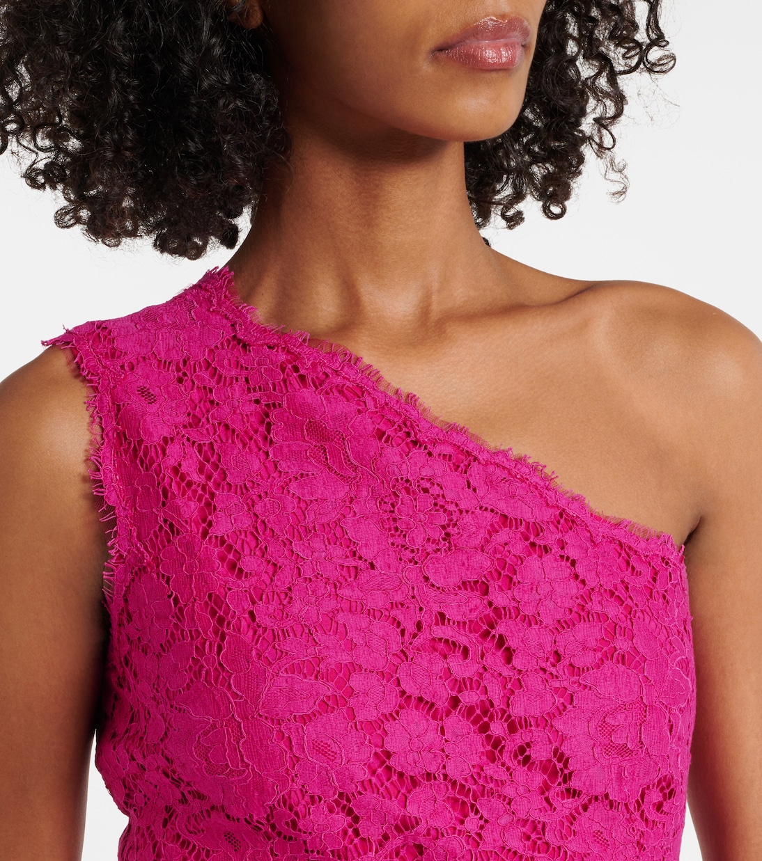 Vestido corto de encaje floral | Dolce&Gabbana