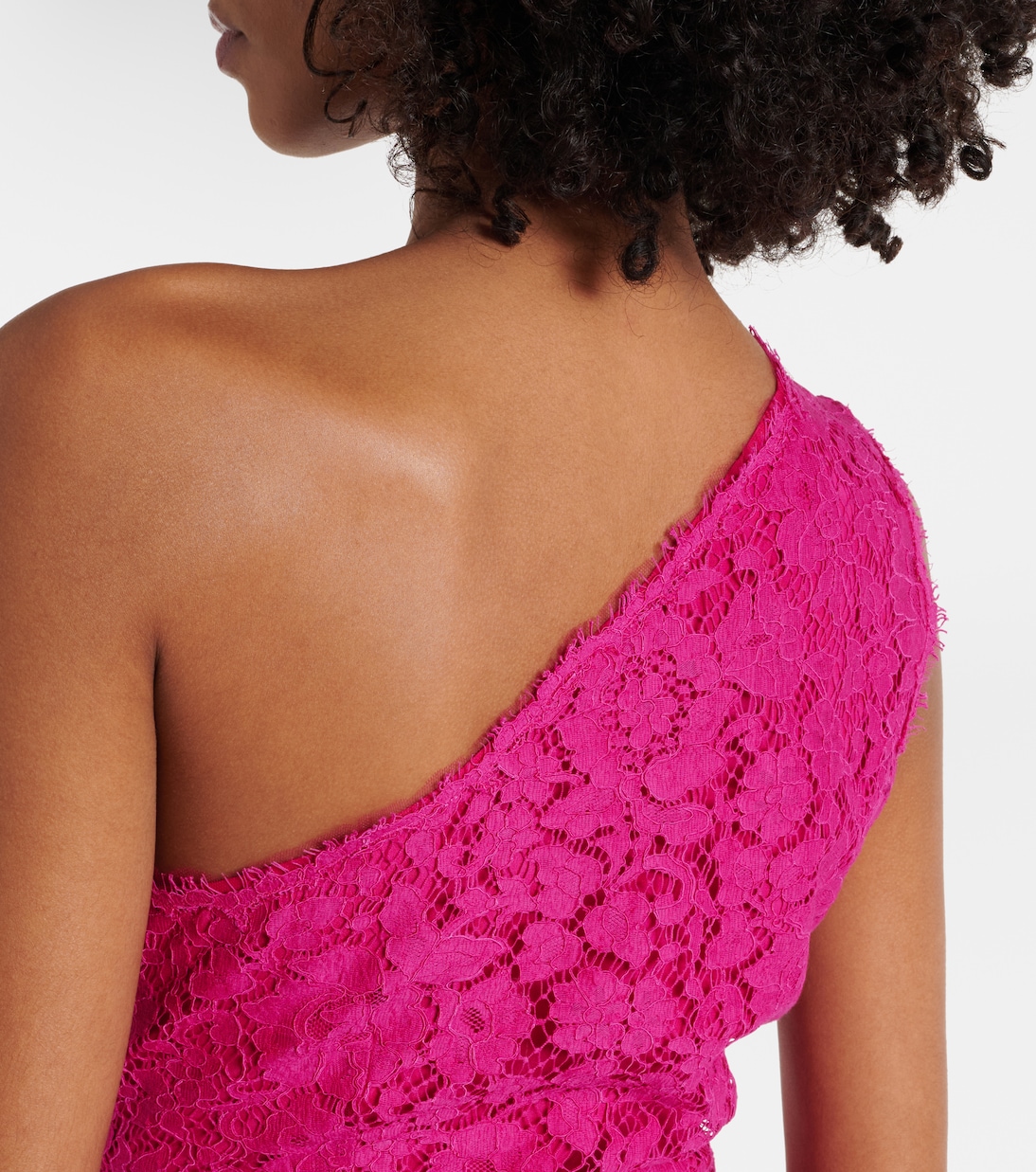 Vestido corto de encaje floral | Dolce&Gabbana