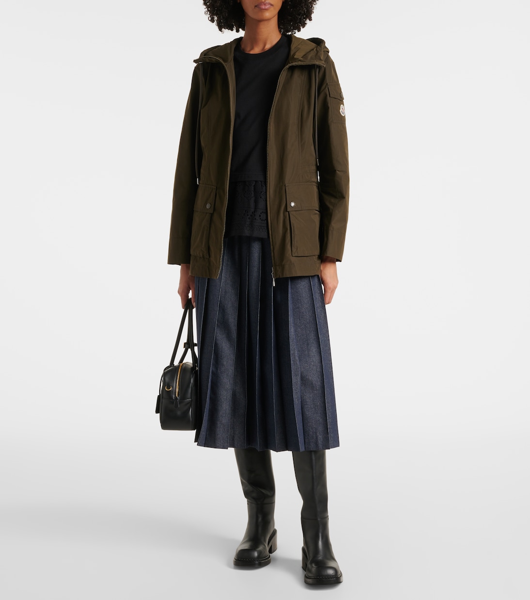 Parka Leandro in popeline | Moncler