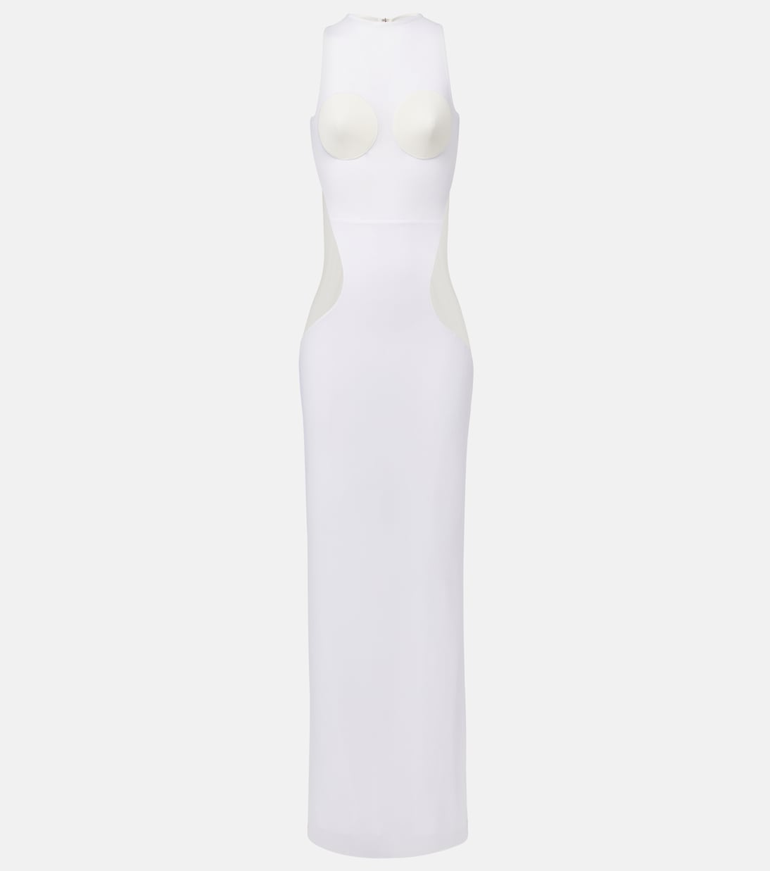 Abito lungo in tulle semitrasparente  | Jean Paul Gaultier