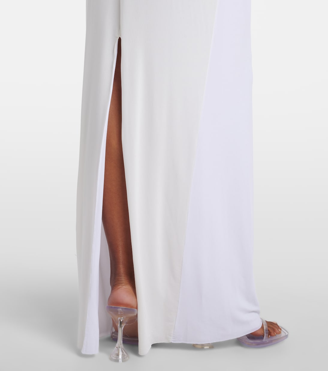 Abito lungo in tulle semitrasparente  | Jean Paul Gaultier