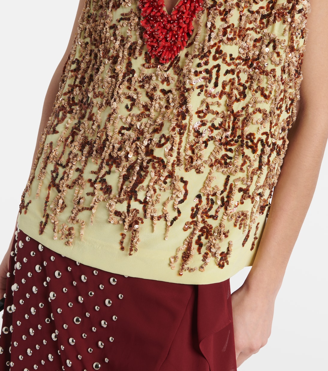 Top con paillettes | Dries Van Noten