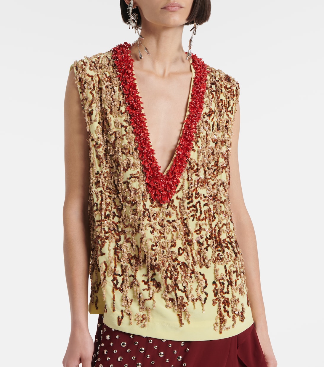 Top con paillettes | Dries Van Noten