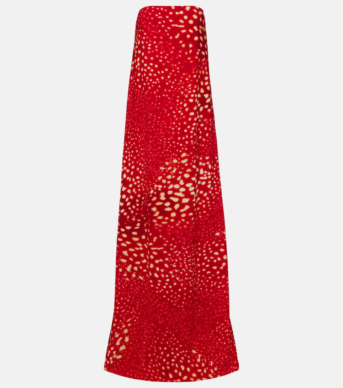Printed strapless maxi dress | Dries Van Noten