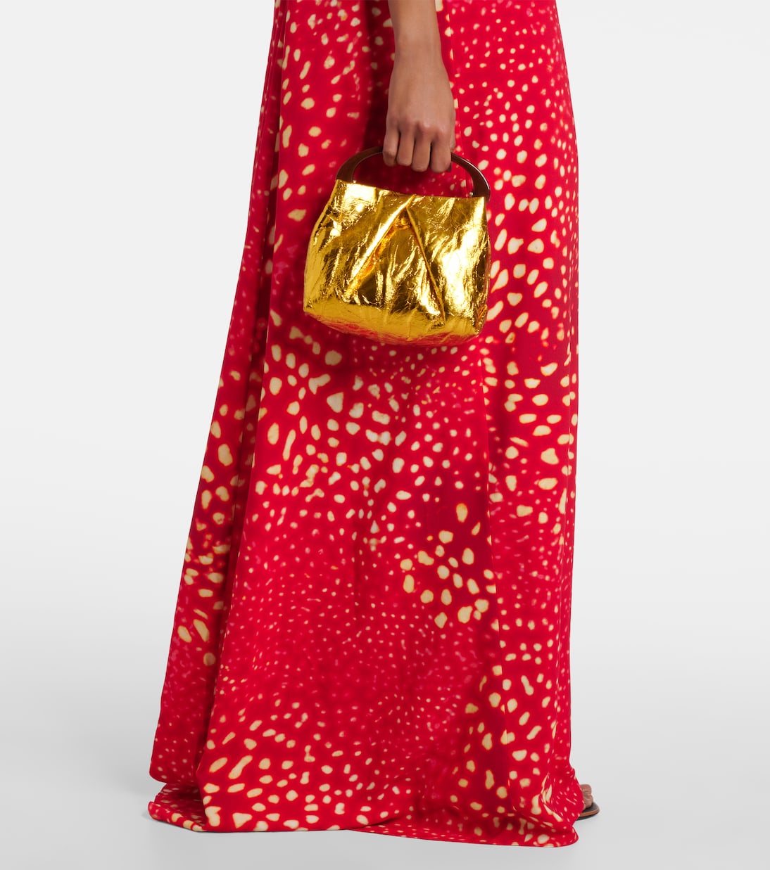 Printed strapless maxi dress | Dries Van Noten