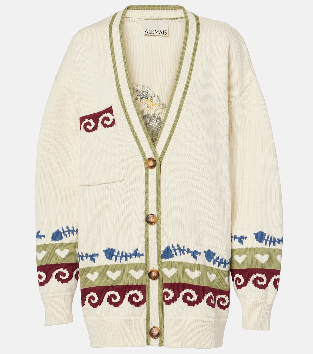 Cardigan Bath House in cotone | Alémais