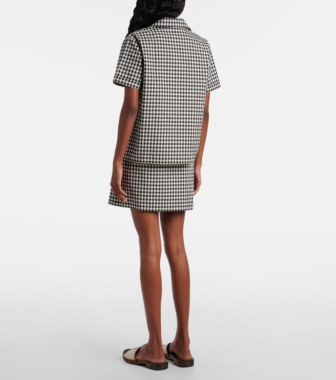 Camisa de algodón con logo | Miu Miu