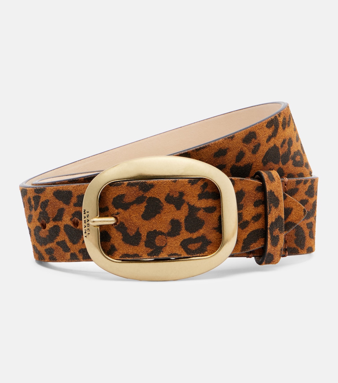 Ceinture Dara en daim à motif léopard | Isabel Marant