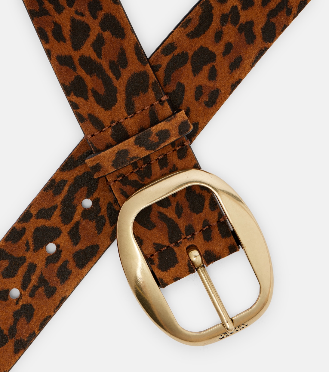 Ceinture Dara en daim à motif léopard | Isabel Marant