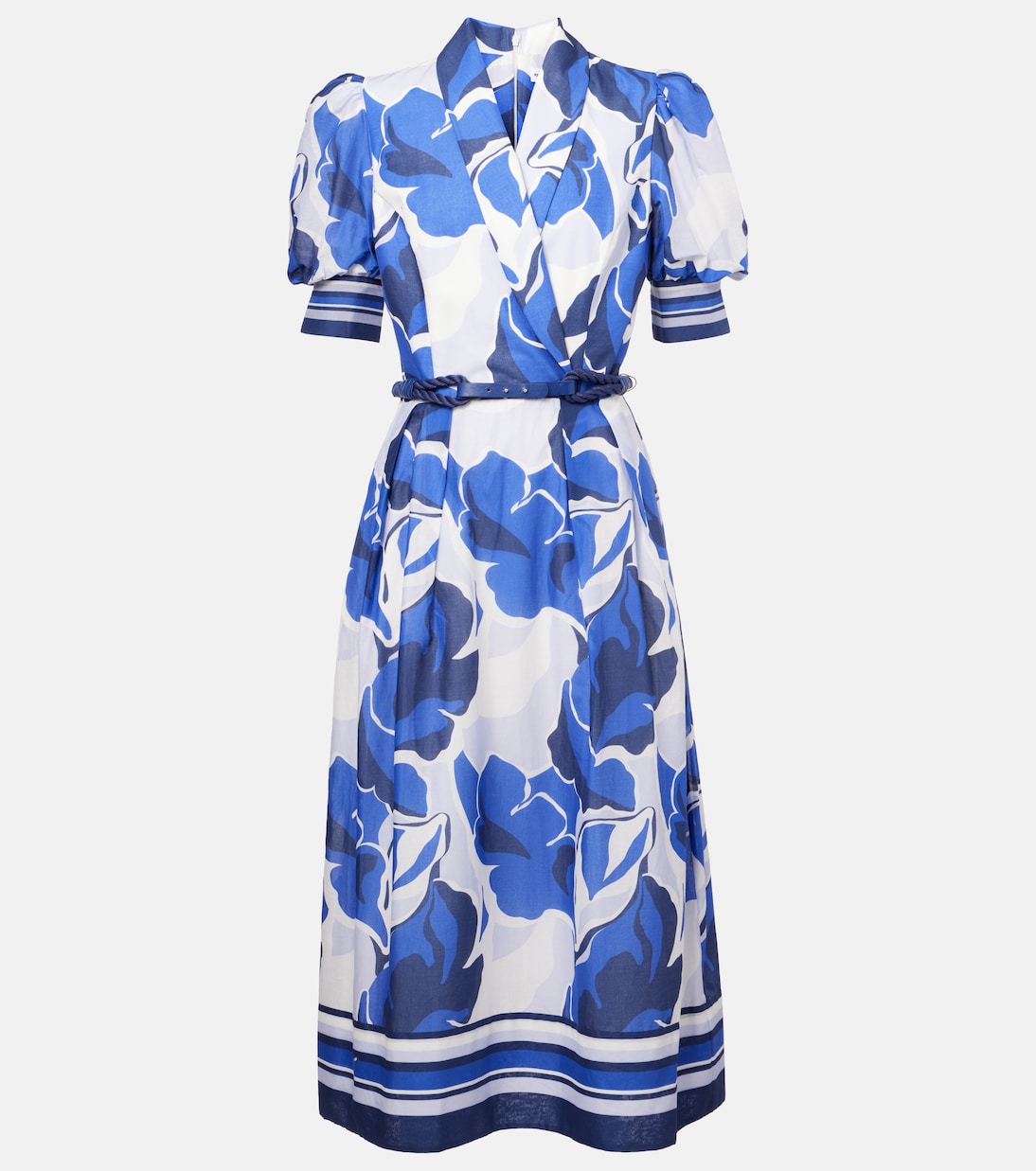 Paros floral cotton midi dress | Rebecca Vallance