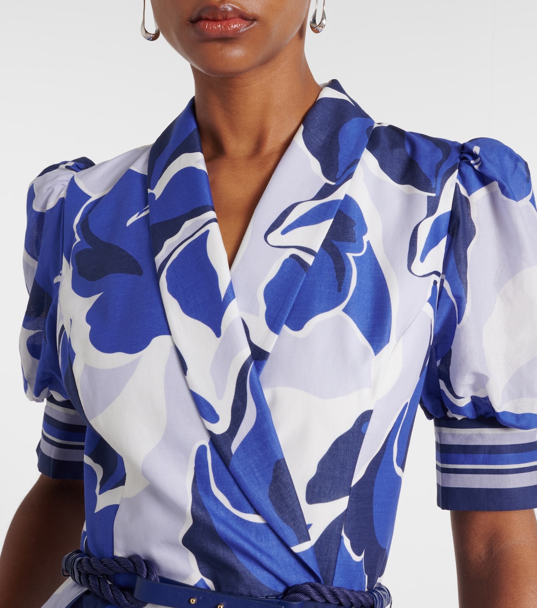 Paros floral cotton midi dress | Rebecca Vallance