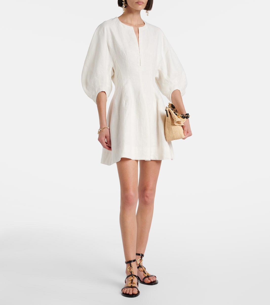 Minikleid Soleil aus Leinen | Faithfull