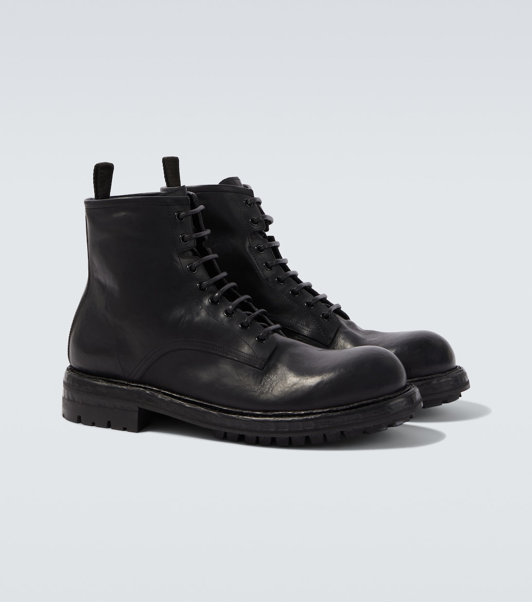Leather lace-up boots | Dolce&Gabbana