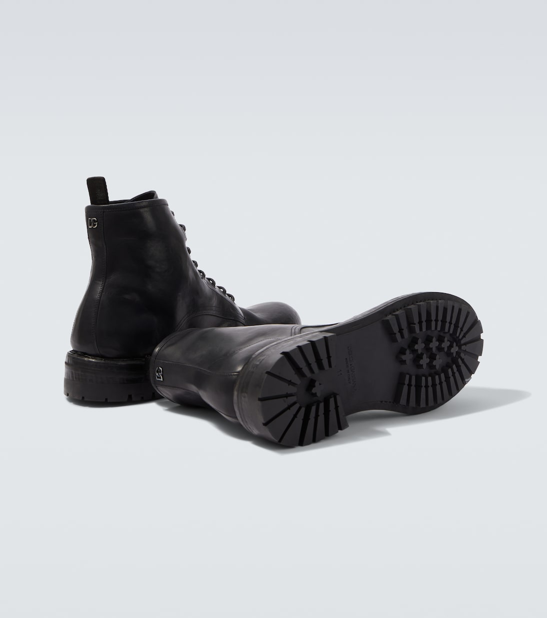 Leather lace-up boots | Dolce&Gabbana