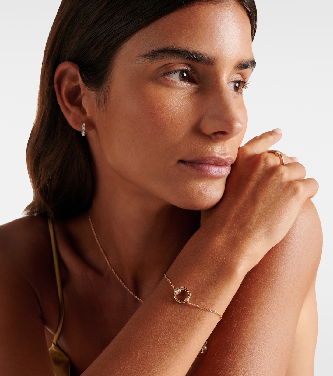 Pomellato Together 18kt rose gold chain bracelet with diamonds | Pomellato