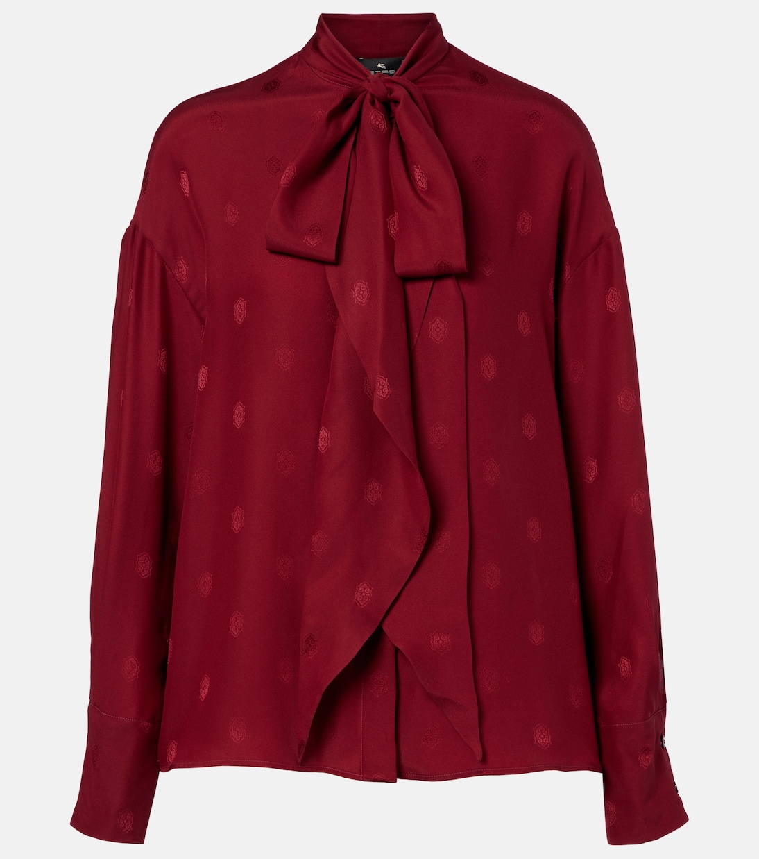 Bluse aus Crêpe de Chine aus Seiden-Jacquard | Etro