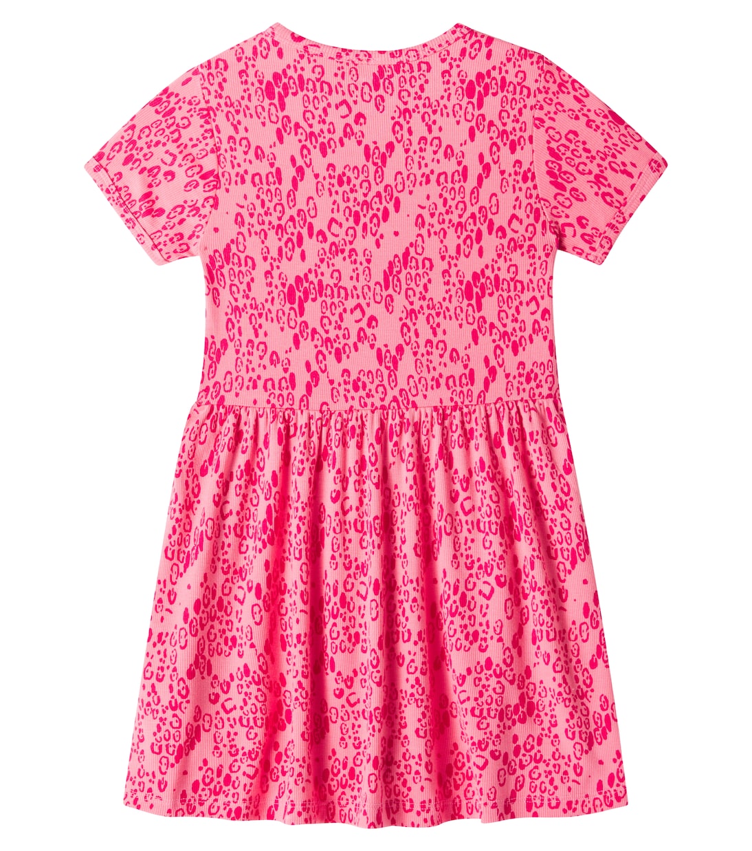 Leopard-print jersey dress | Mini Rodini