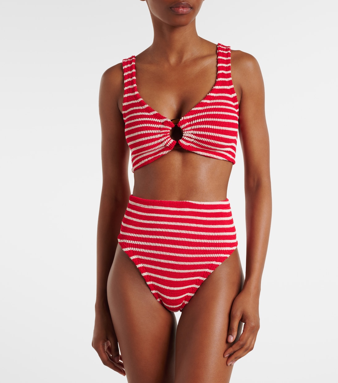 Nadine striped bikini | Hunza G
