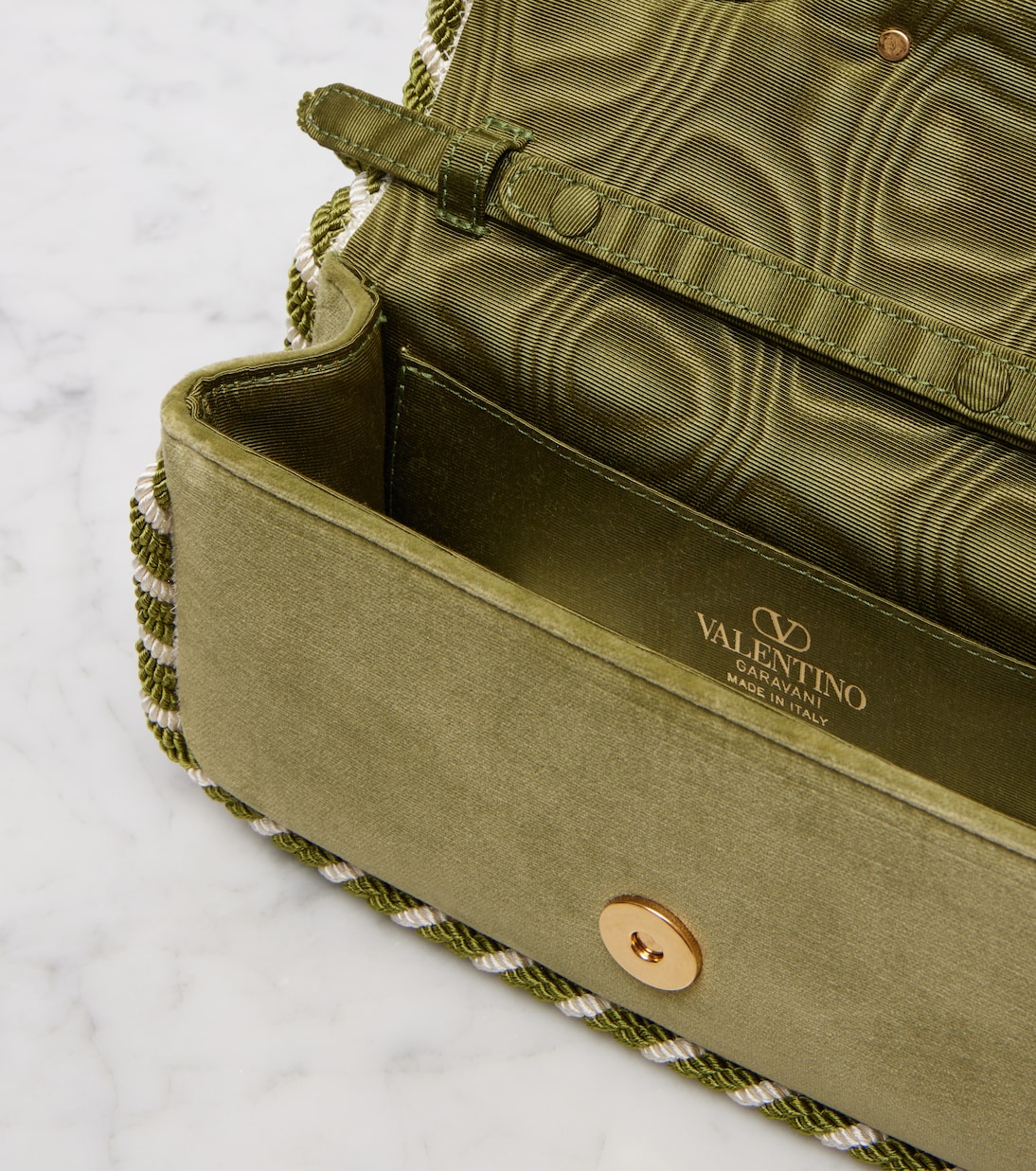 Locò Mini velvet shoulder bag | Valentino Garavani