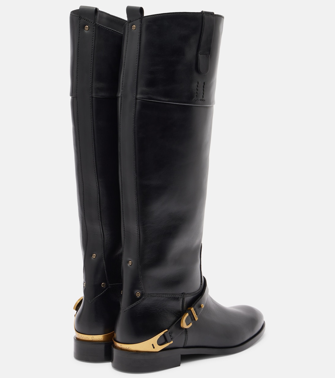 Charlie leather knee-high boots | Golden Goose