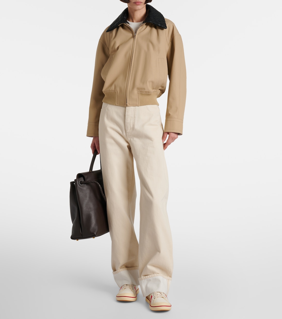 Sneakers Eliot aus Canvas und Leder | Bottega Veneta