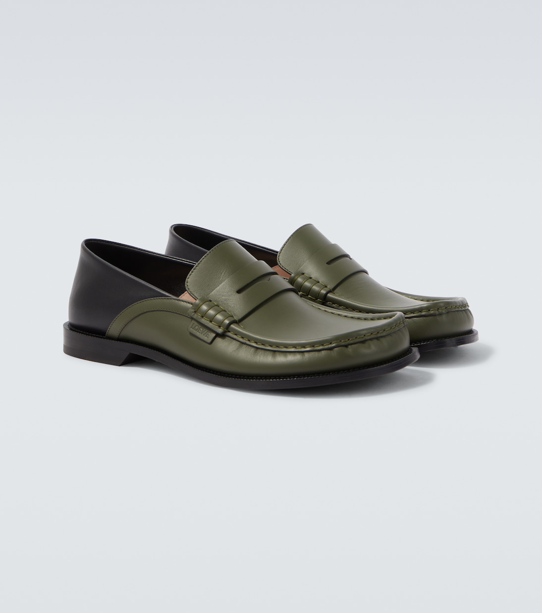 Campo leather penny loafers | Loewe