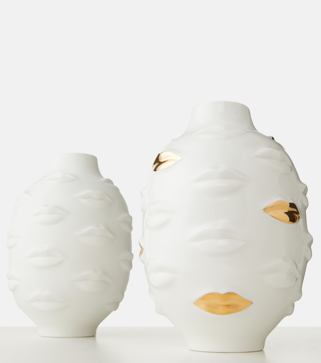 Gilded Gala porcelain vase | Jonathan Adler