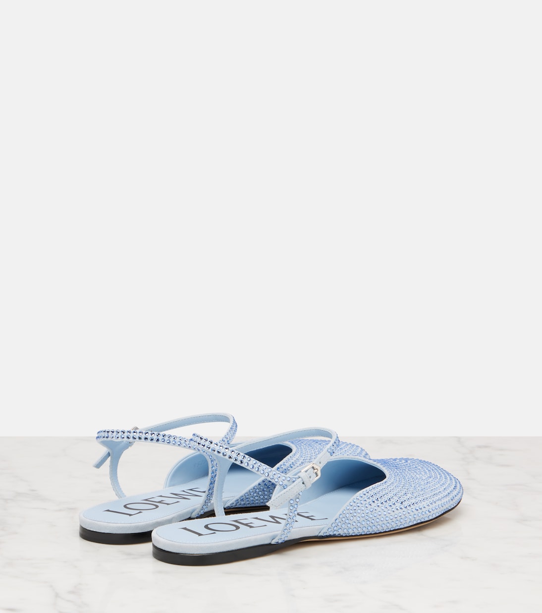 Chaussures plates Toy en daim à ornements  | Loewe