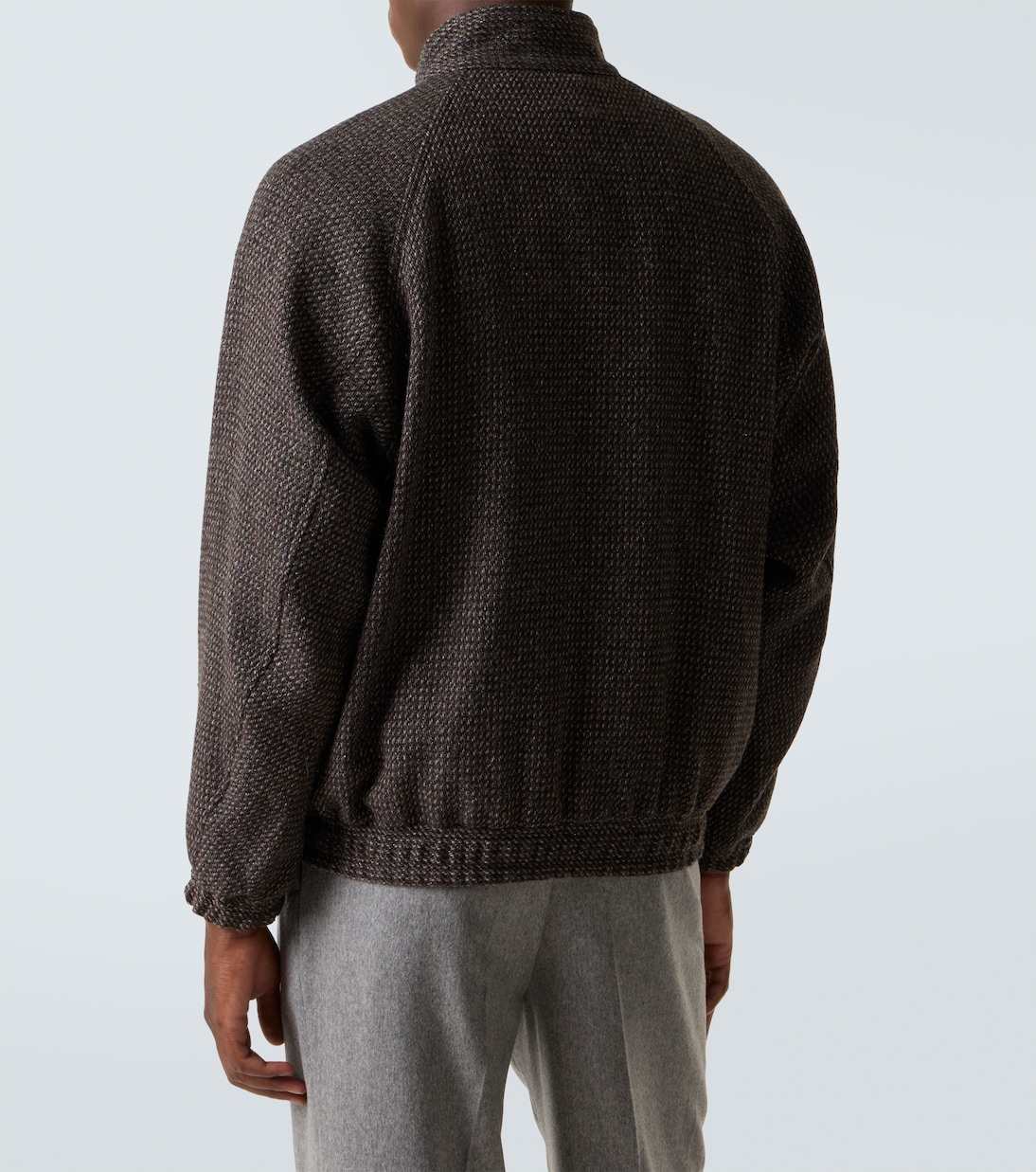 Blouson aus Wolle, Alpakawolle und Seide | Auralee