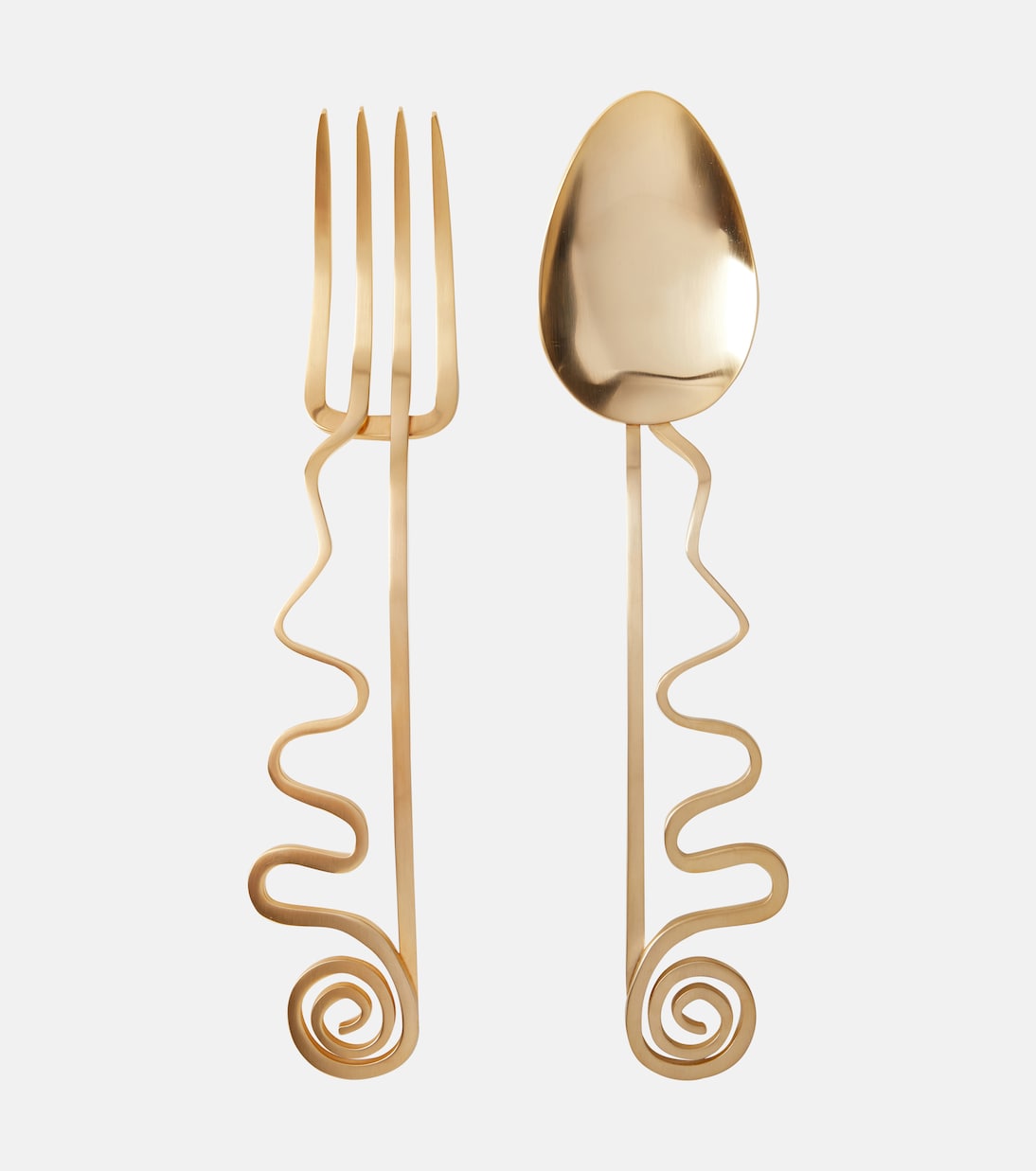 Spirale 2-piece flatware set | L'Objet