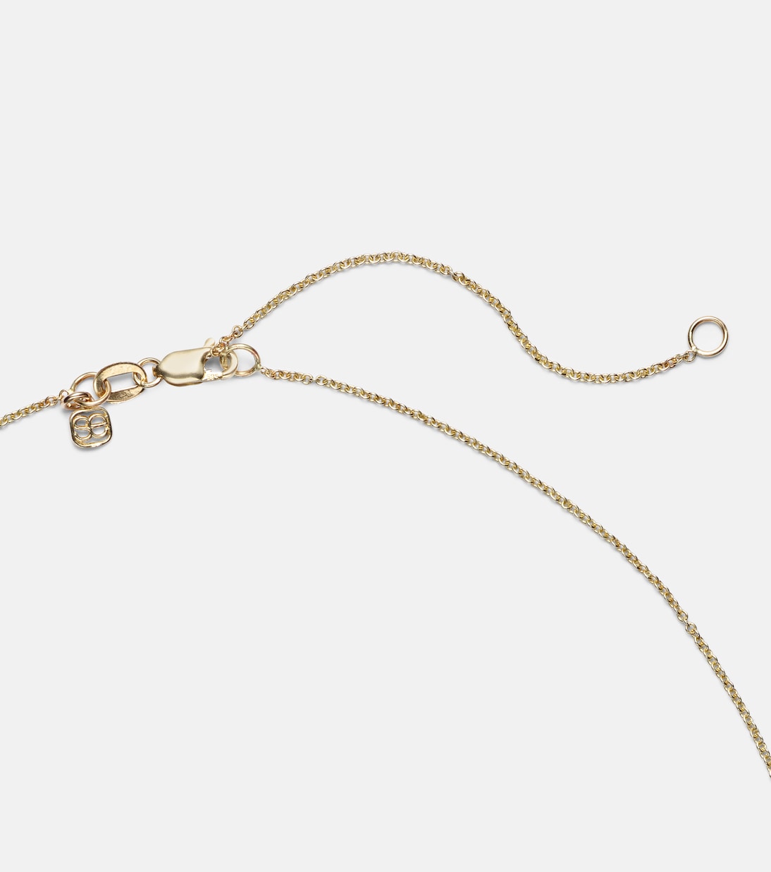 Pendentif Fishbone en or 14 ct et diamants | Sydney Evan