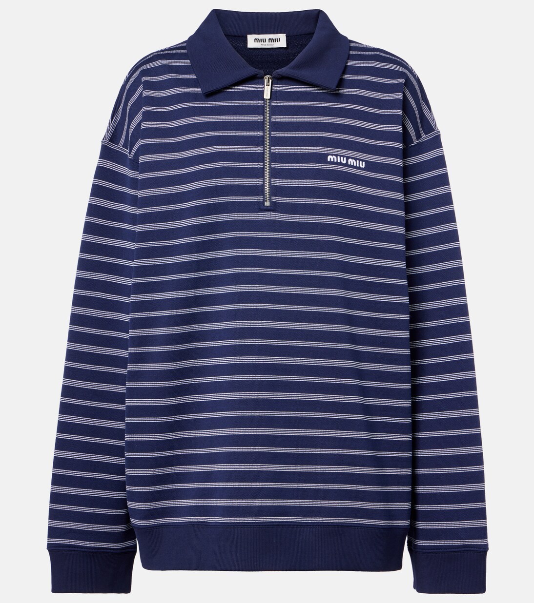 Polopullover aus Baumwolle | Miu Miu