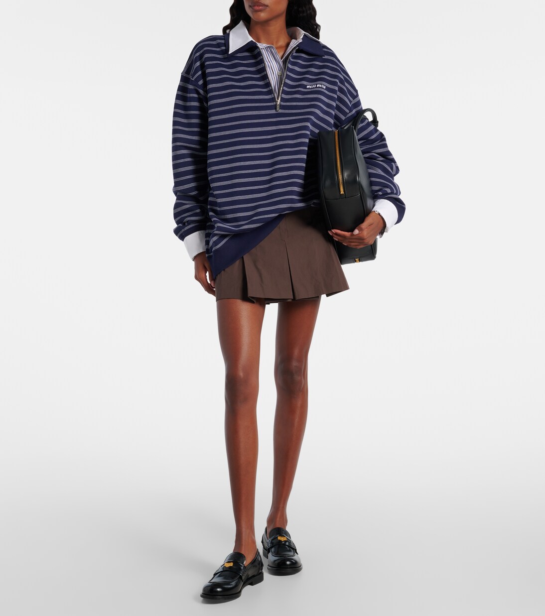 Polopullover aus Baumwolle | Miu Miu