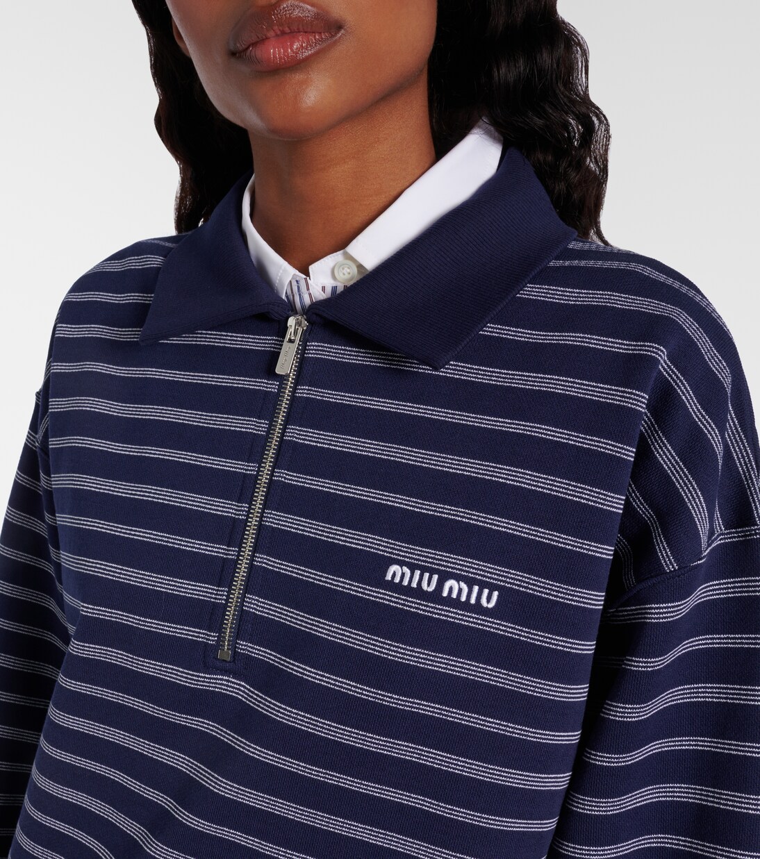Polopullover aus Baumwolle | Miu Miu