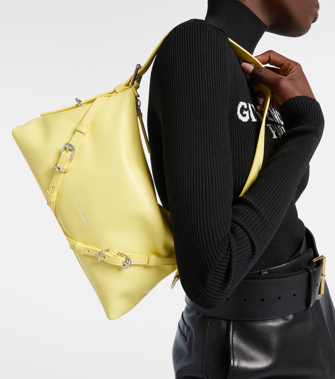 Voyou Mini leather shoulder bag | Givenchy