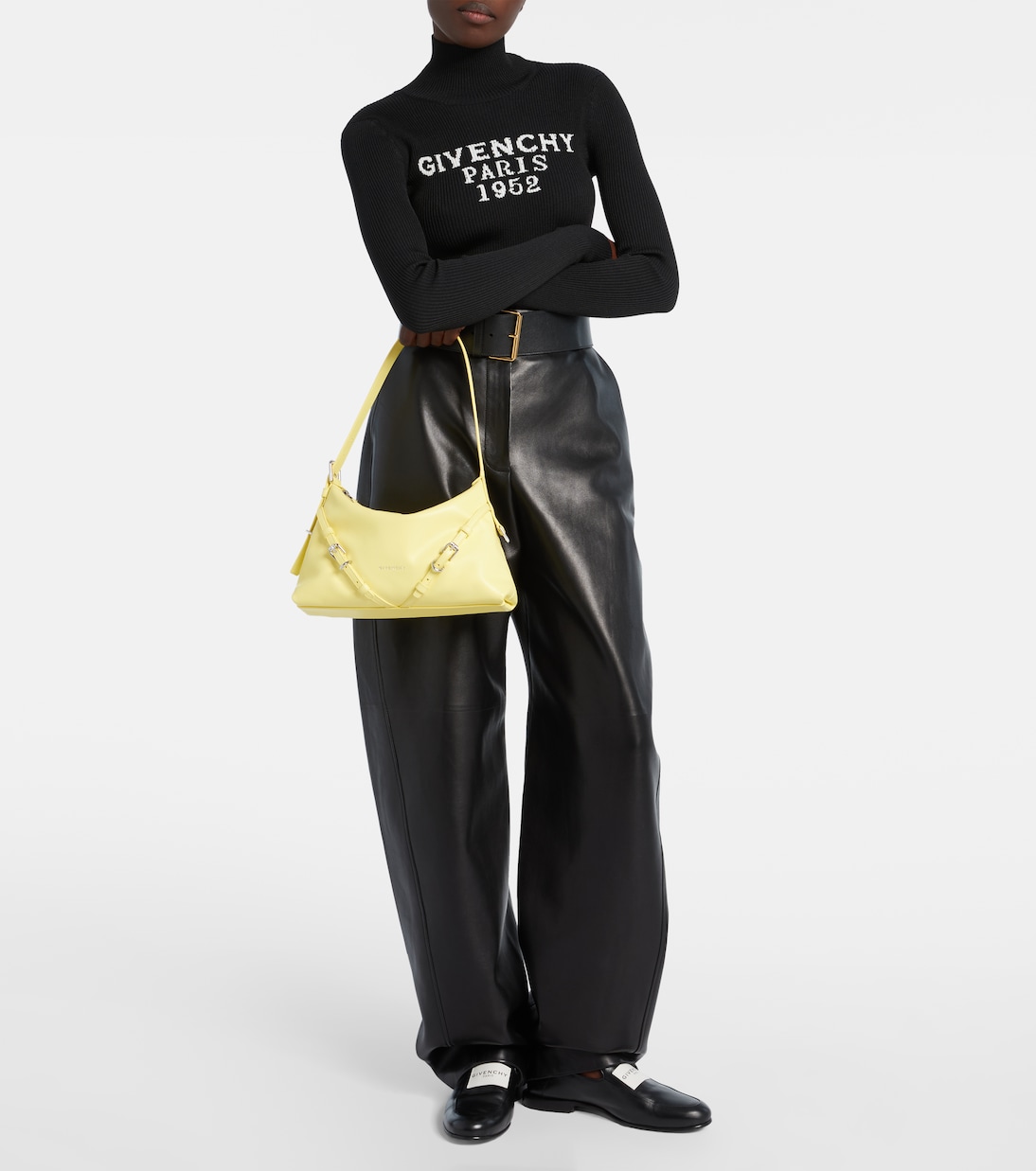 Voyou Mini leather shoulder bag | Givenchy