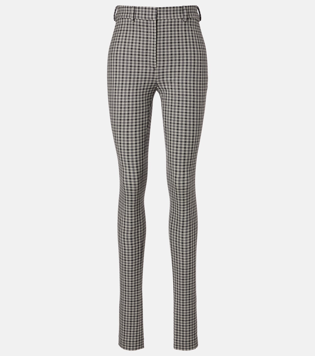 Checked wool-blend slim pants | Acne Studios